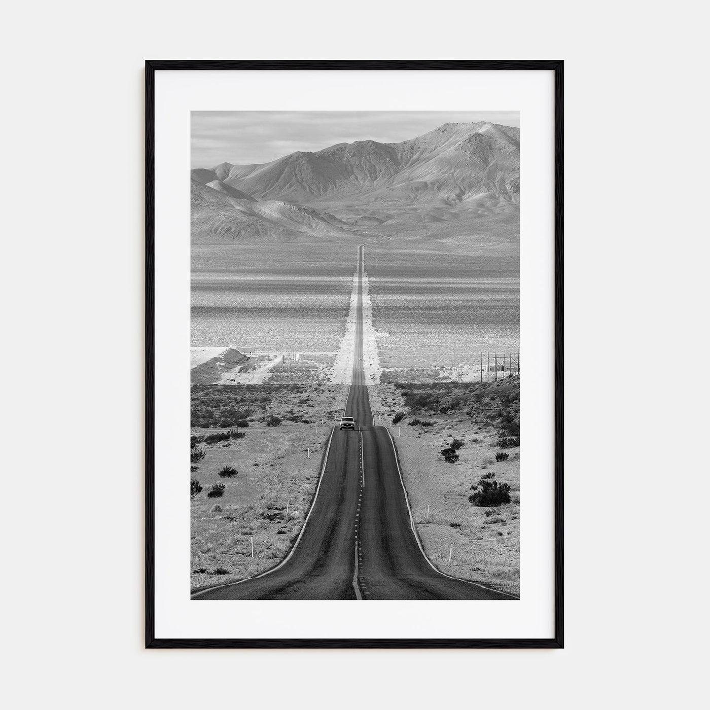 Death Valley Photo B&W Poster