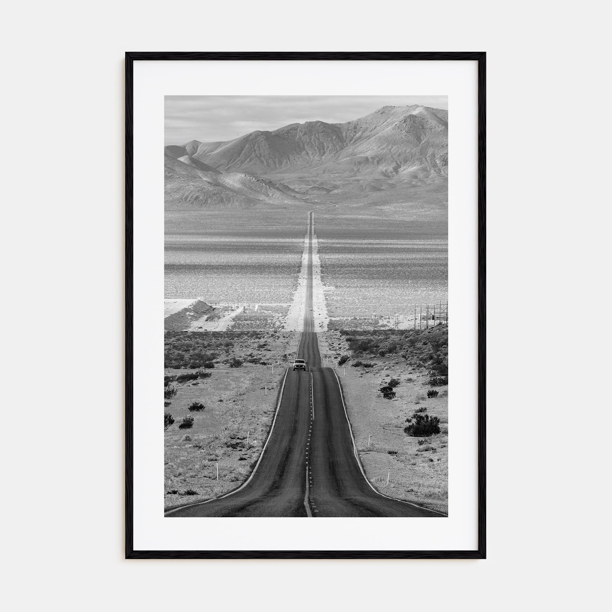 Death Valley Photo B&W Poster