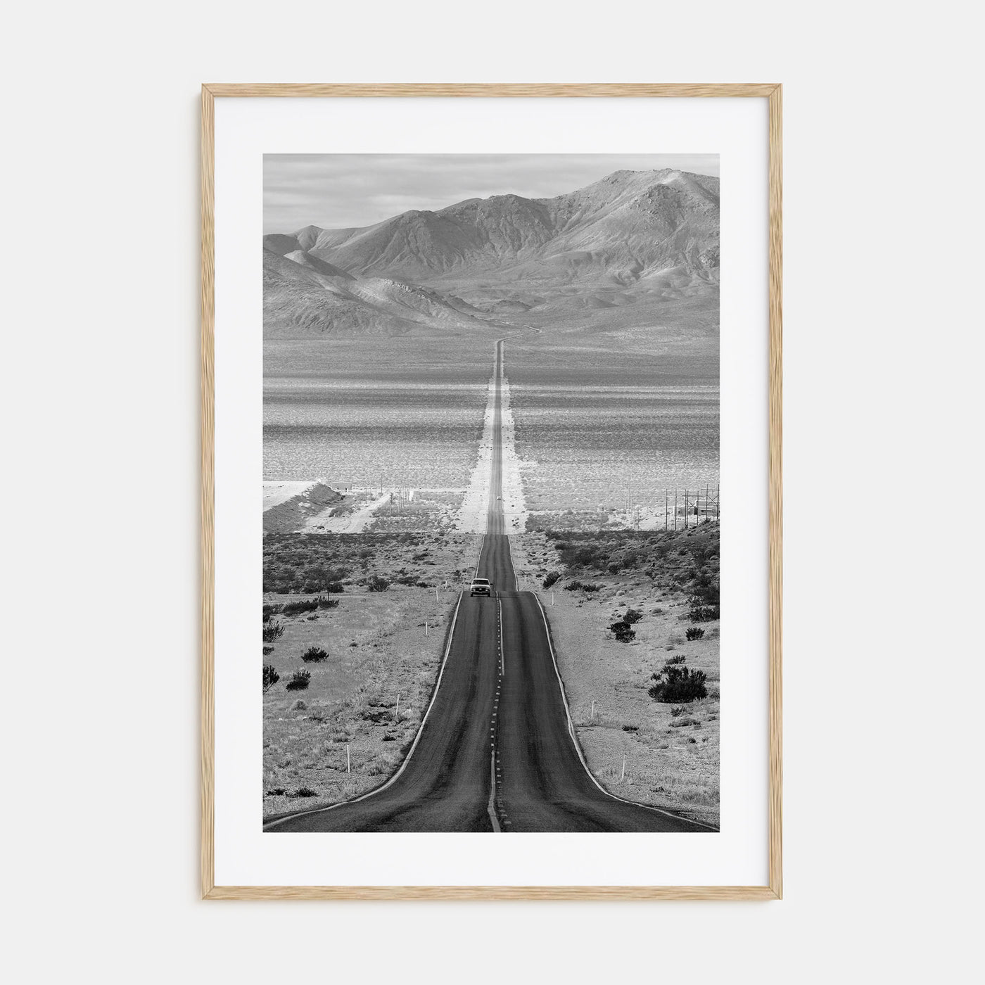 Death Valley Photo B&W Poster