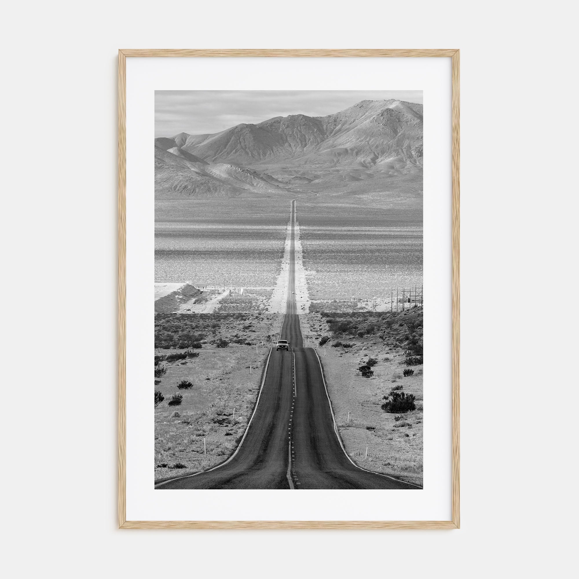 Death Valley Photo B&W Poster