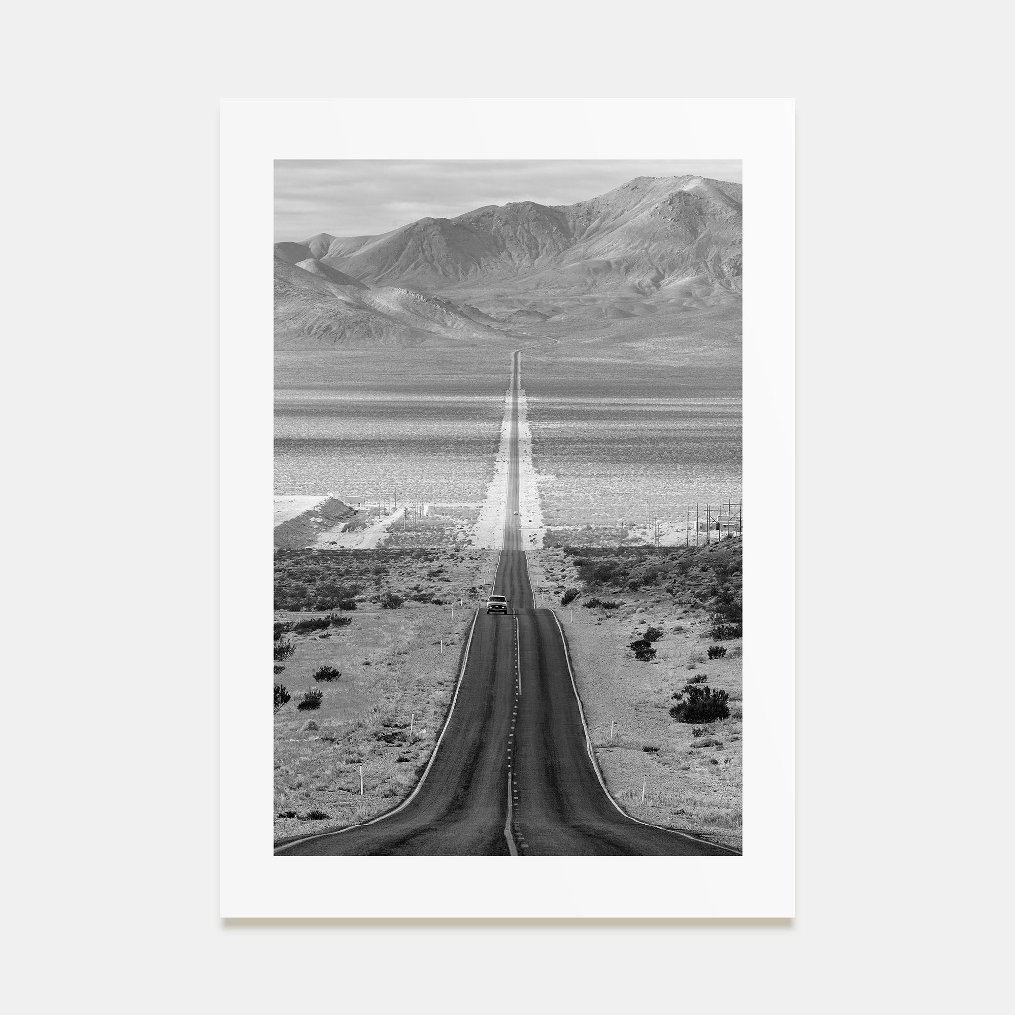 Death Valley Photo B&W Poster