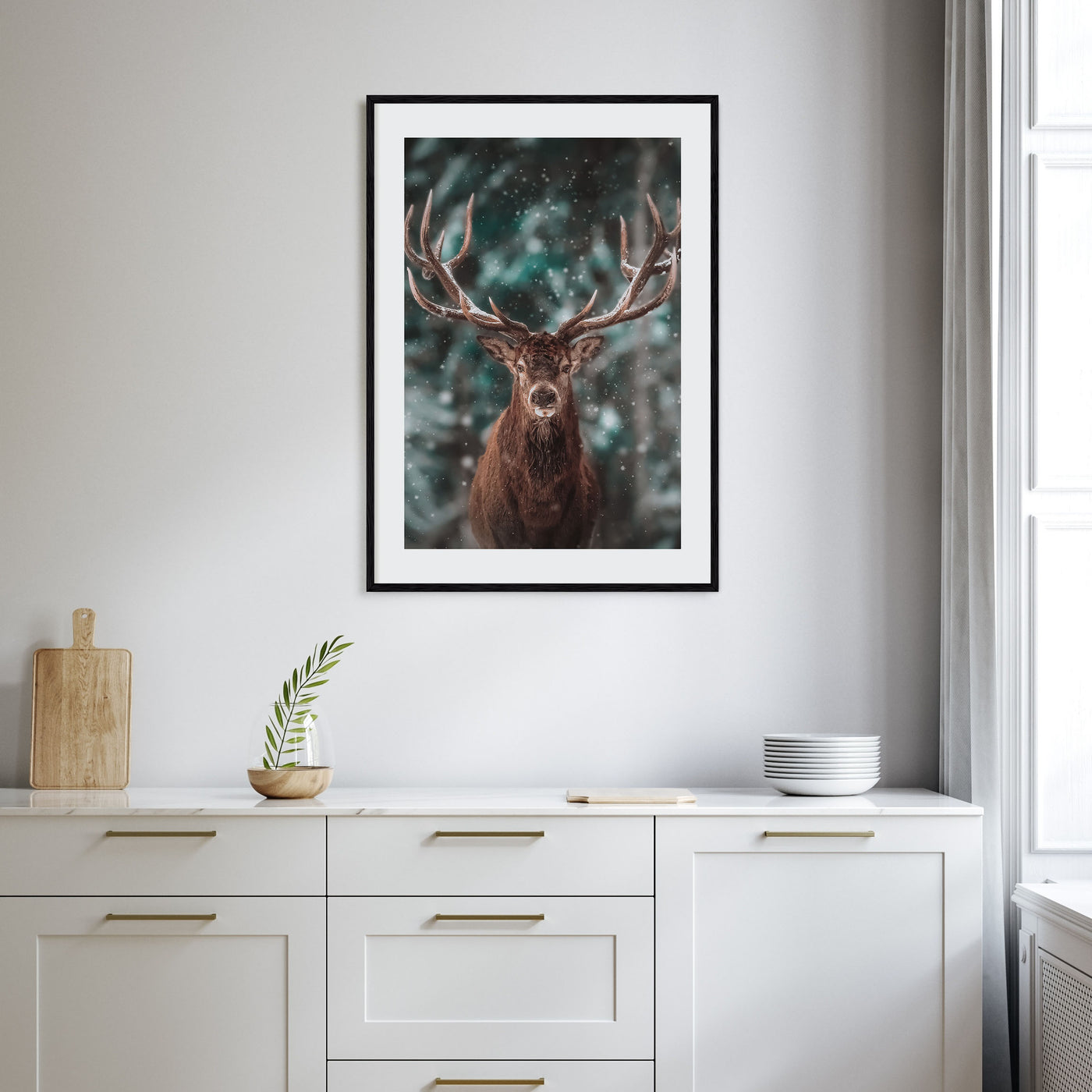 Deer Photo Color No 2 Poster