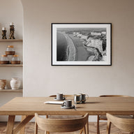 Del Mar Landscape B&W Poster