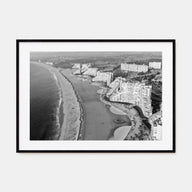 Del Mar Landscape B&W Poster