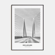 Delaware Portrait B&W Poster