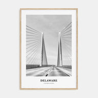 Delaware Portrait B&W Poster