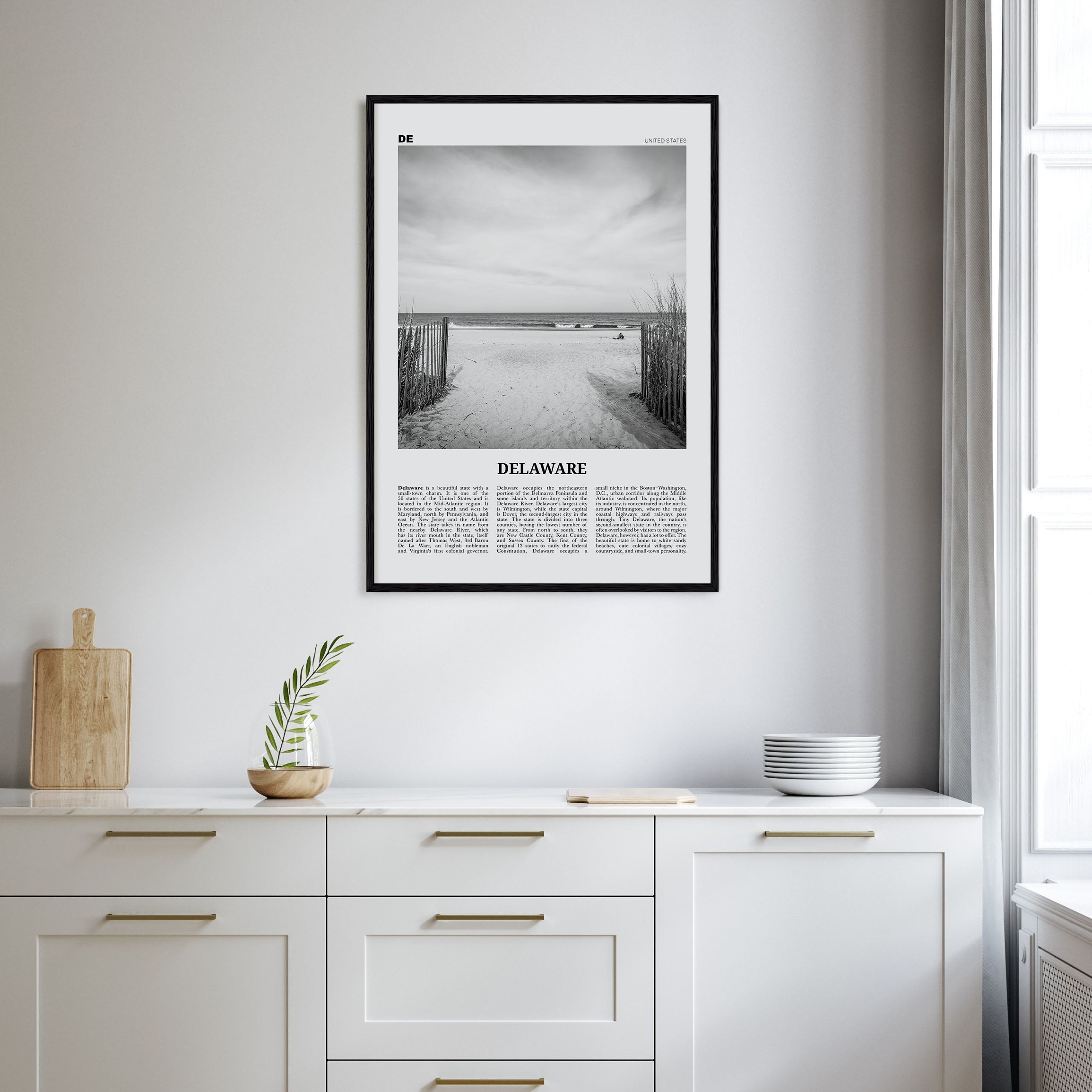 Delaware Travel B&W No 1 Poster