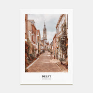 Delft Portrait Color Poster