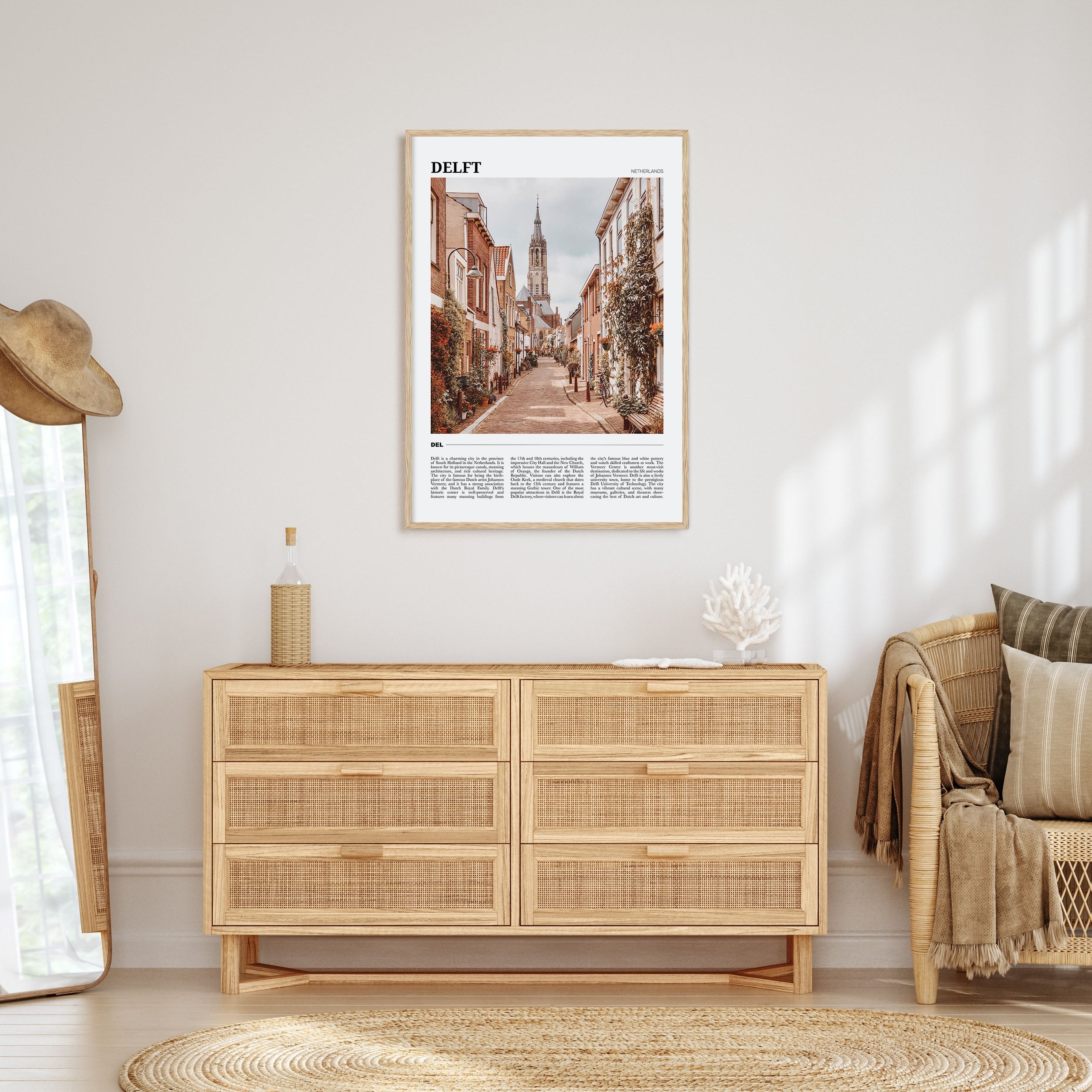 Delft Travel Color Poster