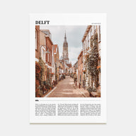 Delft Travel Color Poster