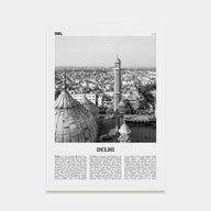 Delhi Travel B&W Poster