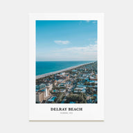Delray Beach Portrait Color Poster