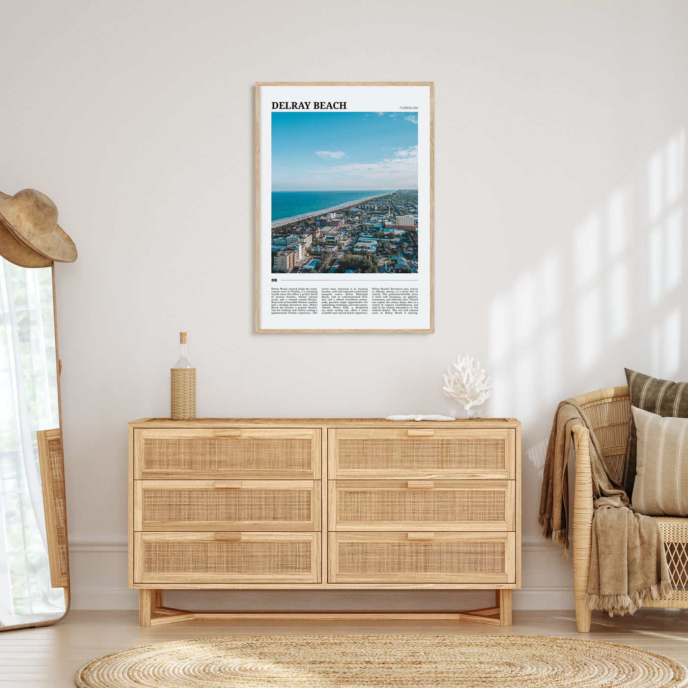 Delray Beach Travel Color Poster