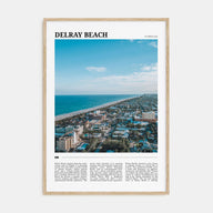 Delray Beach Travel Color Poster