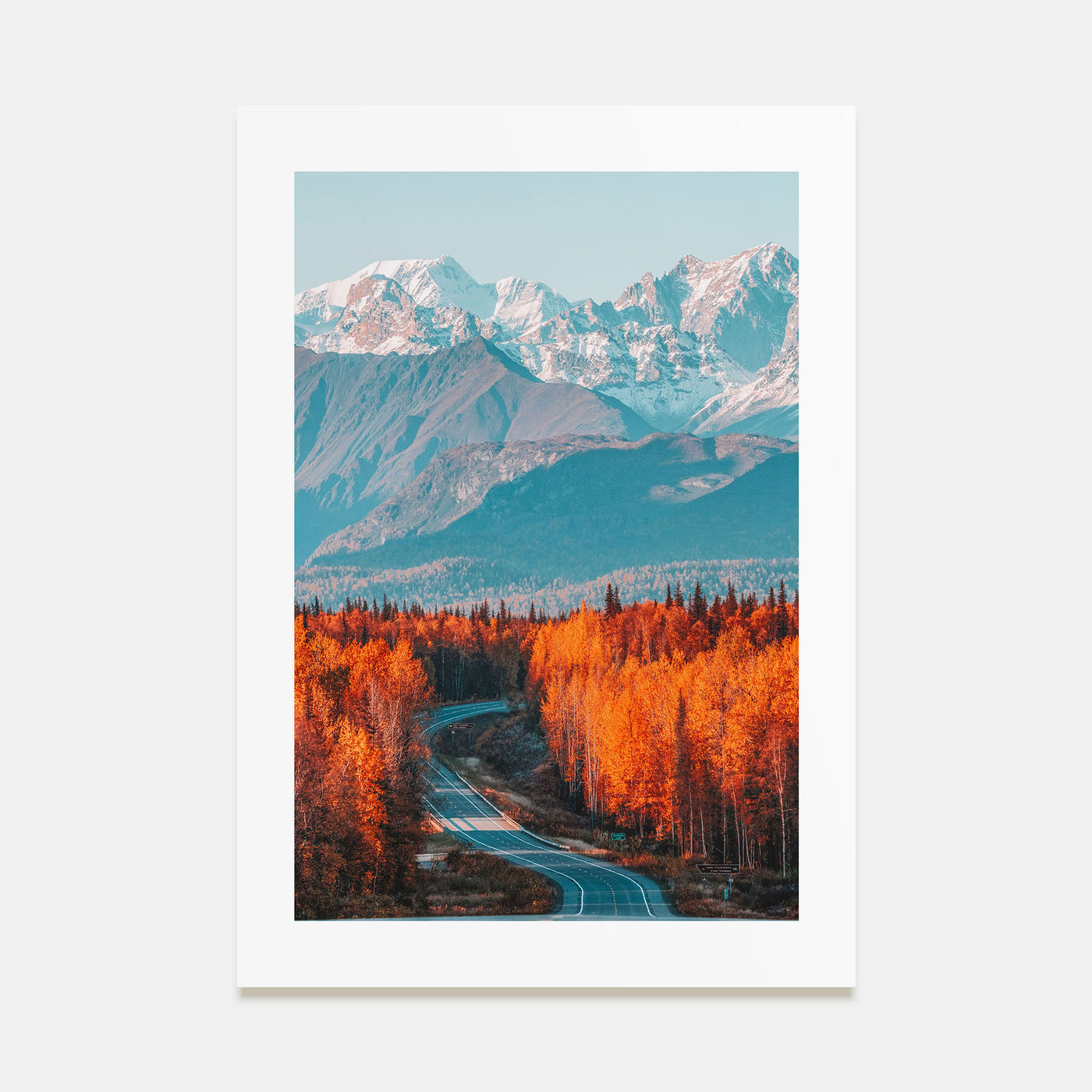 Denali Photo Color Poster
