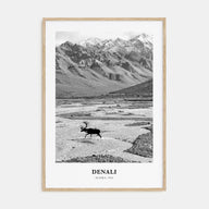 Denali Portrait B&W Poster
