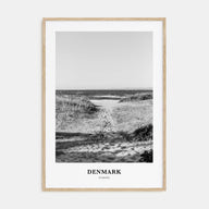 Denmark Portrait B&W Poster