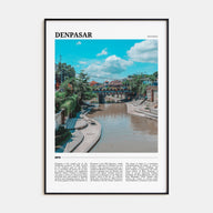Denpasar Travel Color Poster