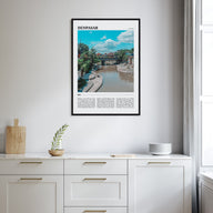 Denpasar Travel Color Poster