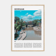 Denpasar Travel Color Poster