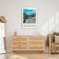Denpasar Travel Color Poster