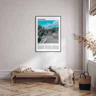 Denpasar Travel Color Poster
