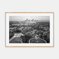 Denver Landscape B&W Poster