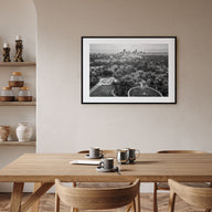 Denver Landscape B&W Poster