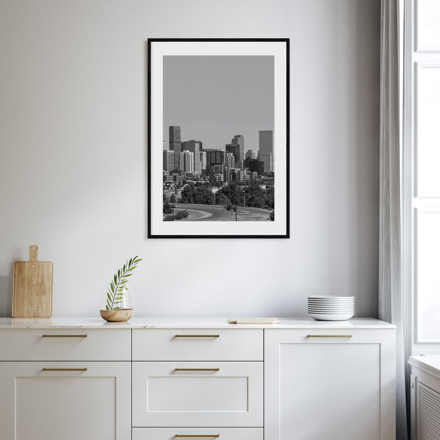 Denver Photo B&W No 1 Poster