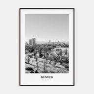Denver Portrait B&W No 3 Poster