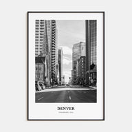 Denver Portrait B&W No 4 Poster