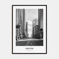 Denver Portrait B&W No 4 Poster