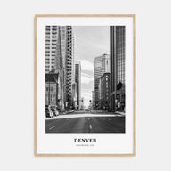Denver Portrait B&W No 4 Poster
