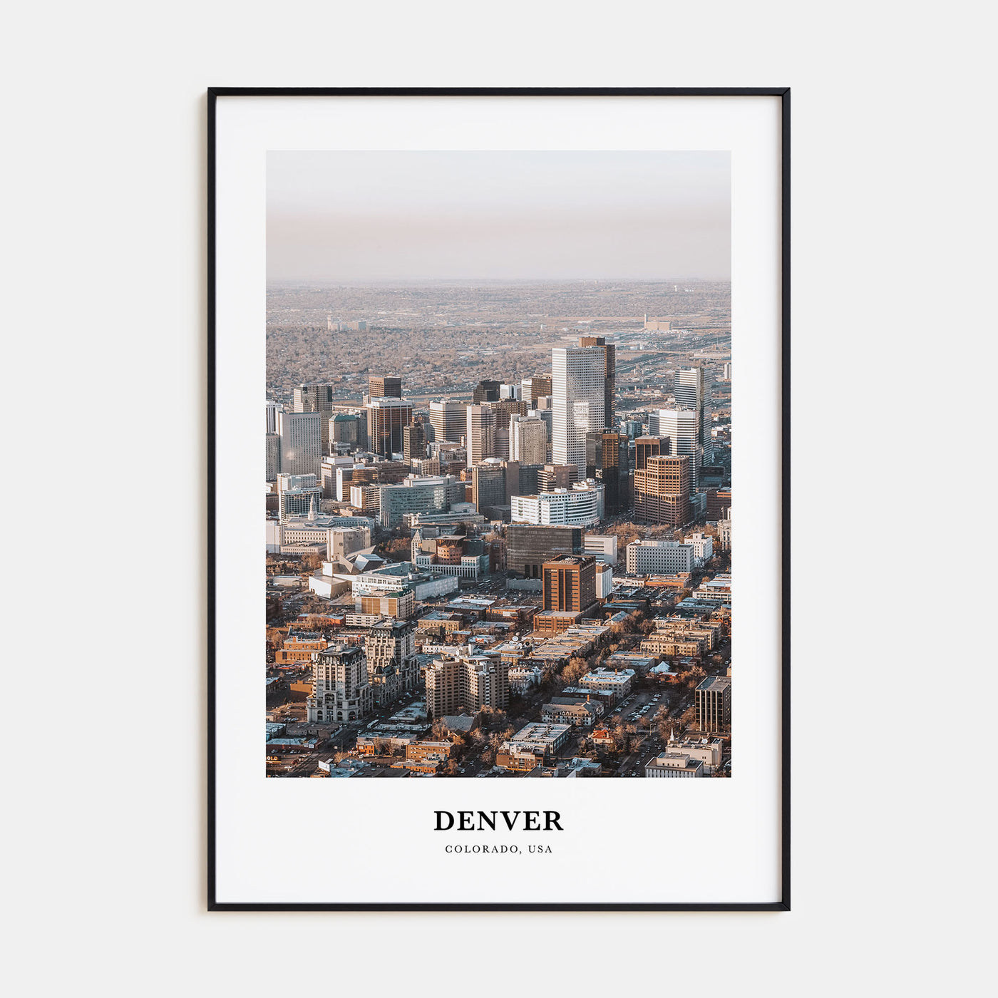 Denver Portrait Color No 2 Poster