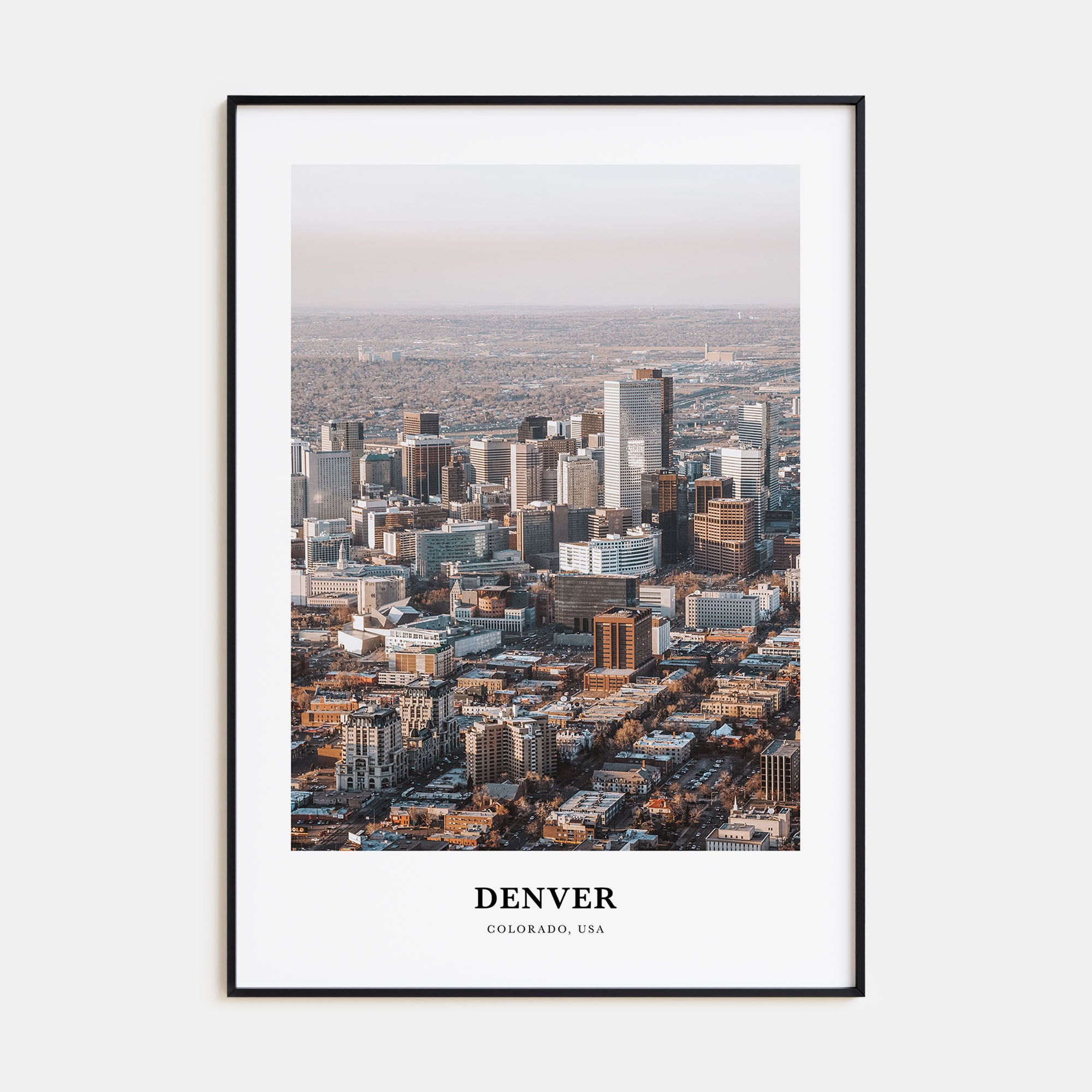 Denver Portrait Color No 2 Poster