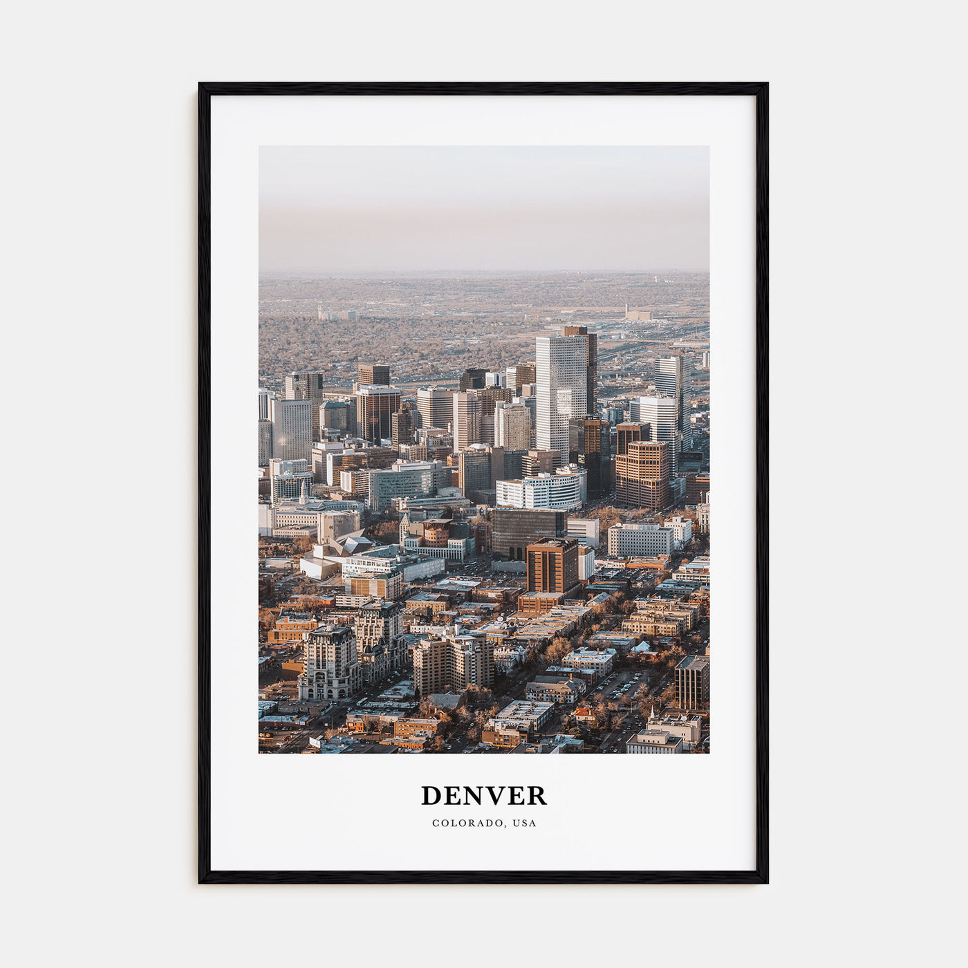 Denver Portrait Color No 2 Poster