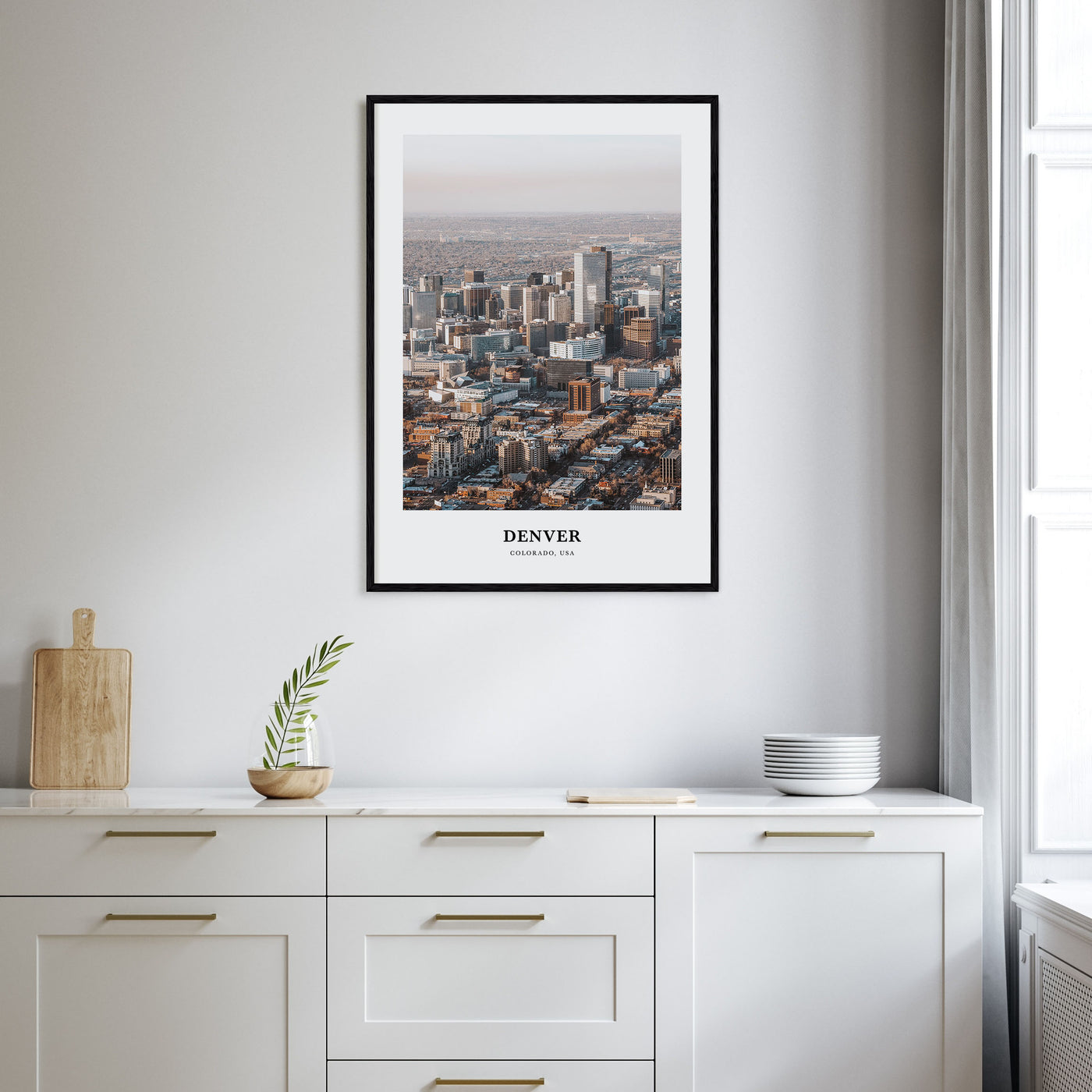 Denver Portrait Color No 2 Poster