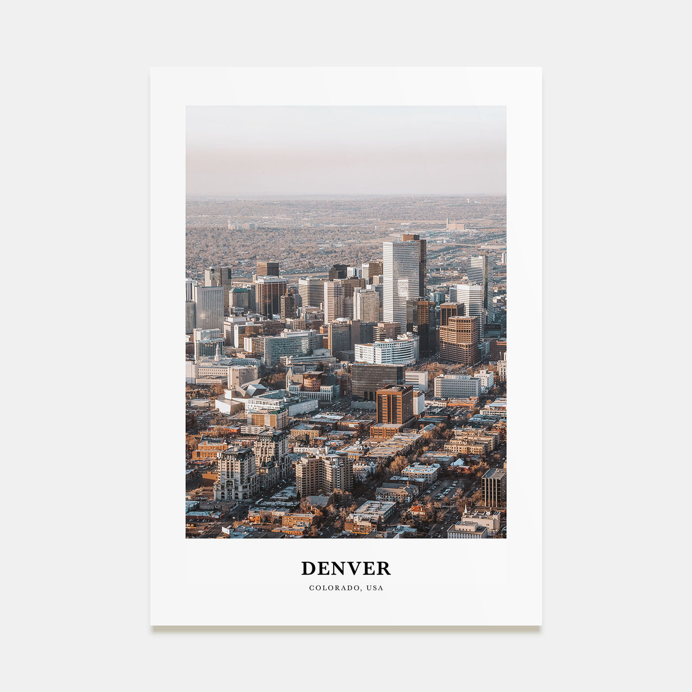 Denver Portrait Color No 2 Poster