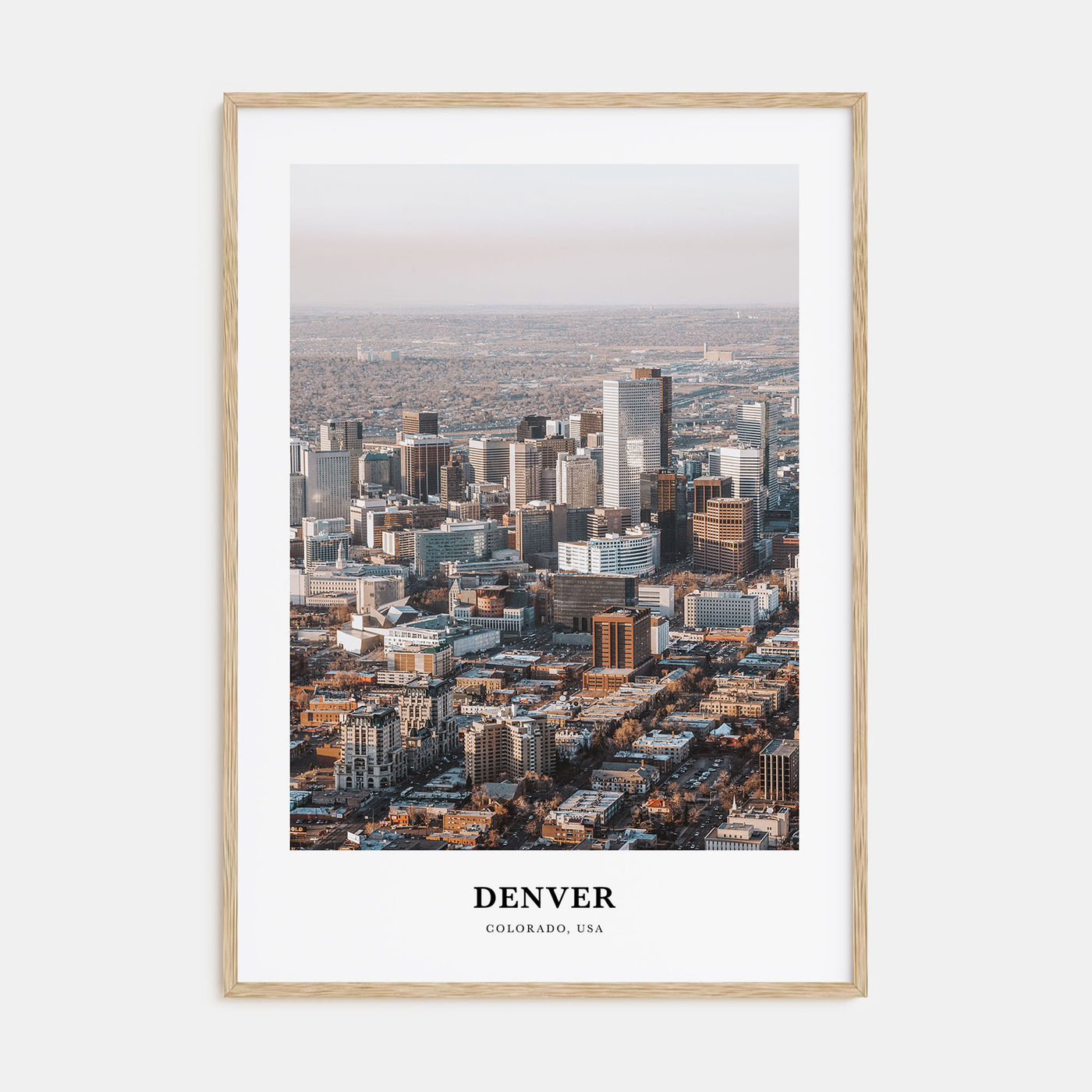 Denver Portrait Color No 2 Poster