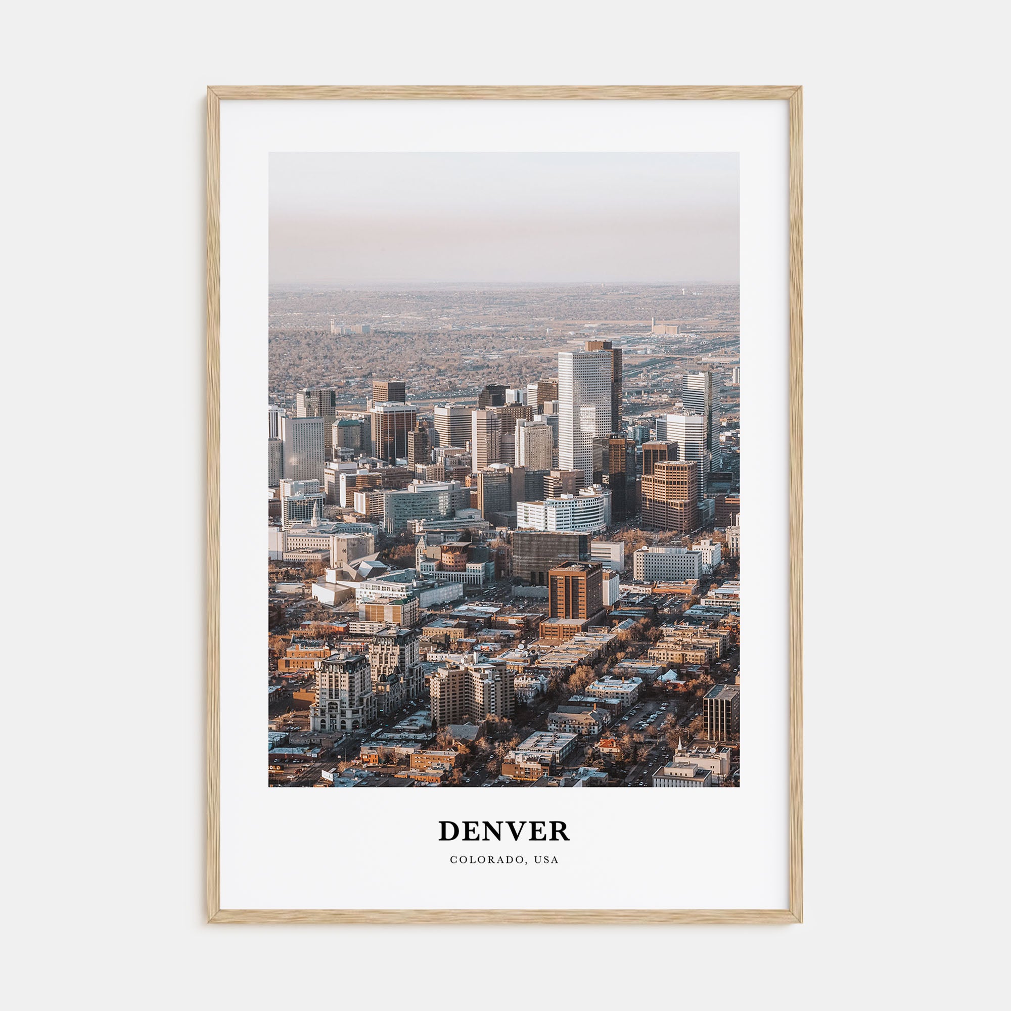 Denver Portrait Color No 2 Poster