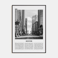 Denver Travel B&W No 4 Poster