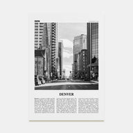 Denver Travel B&W No 4 Poster
