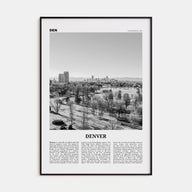 Denver Travel B&W No 5 Poster