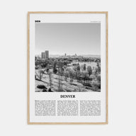 Denver Travel B&W No 5 Poster