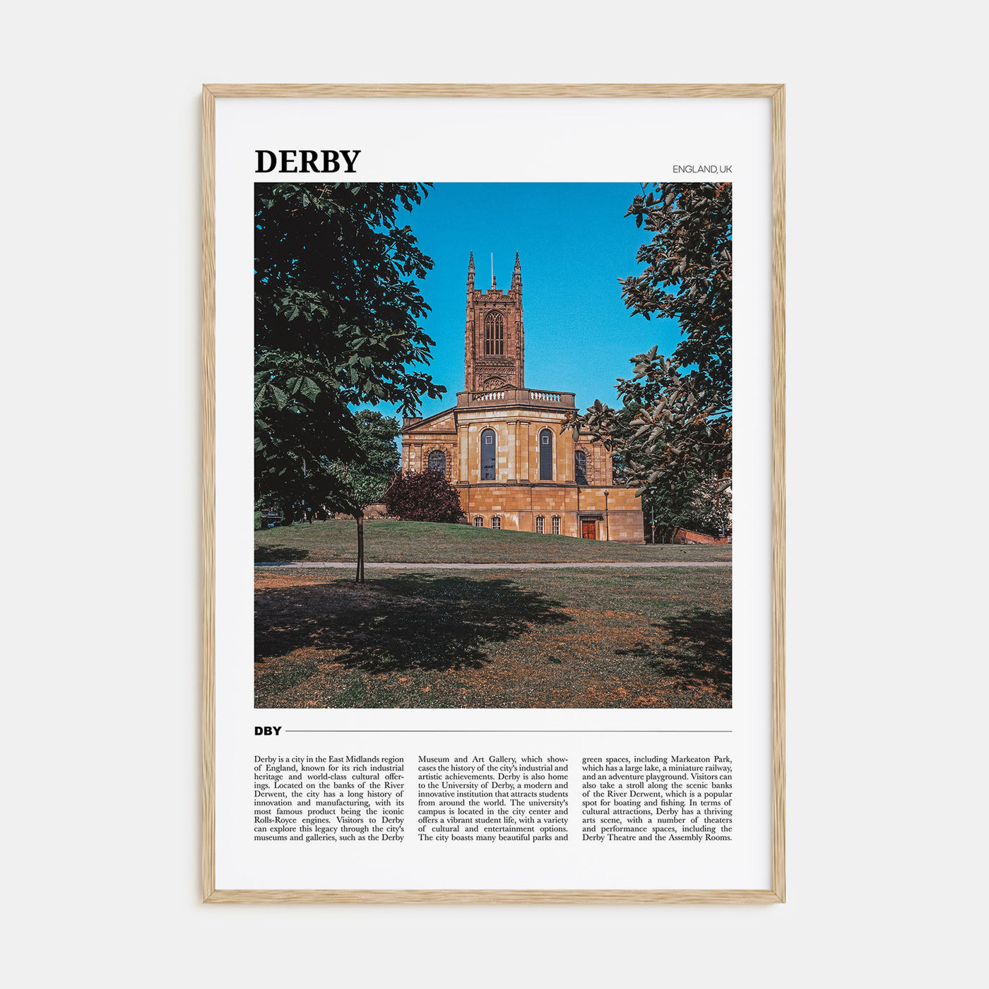 Derby Travel Color Poster