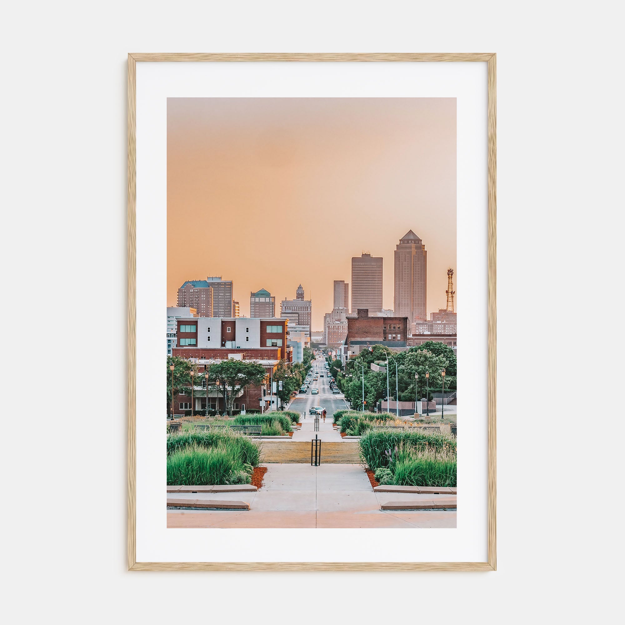 Des Moines Photo Color Poster