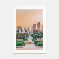 Des Moines Photo Color Poster