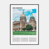 Des Moines Travel Color No 1 Poster