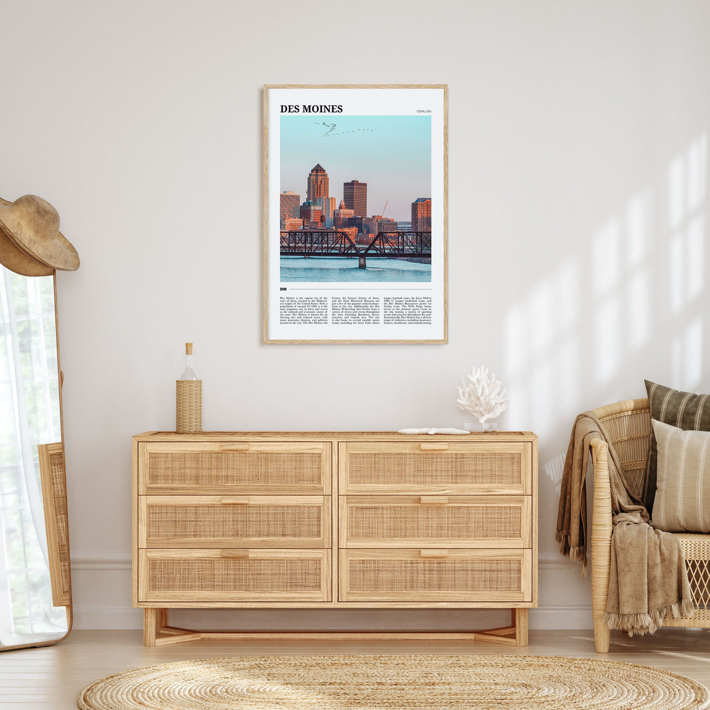 Des Moines Travel Color No 2 Poster