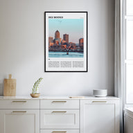 Des Moines Travel Color No 2 Poster